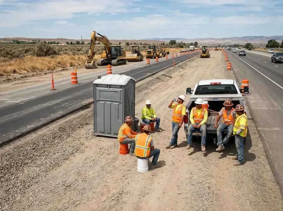 highway-road-construction-crew-007 — frequently asked questions, Porta Potty and Restroom Rentals in West Modesto, CA